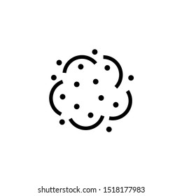Dust icon. Clipart image isolated on white background