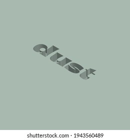 Dust illustrator depth hole vector. Minimalist green poster design, art design, wall decoration, wall artwork. Inspirational, motivational, life quotes. Wording design, lettering