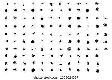 dust and ink splash texture effect