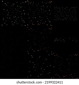 Dust light. Bokeh light lights effect background. Christmas glowing dust background Christmas glowing light bokeh confetti and sparkle overlay texture for your design.