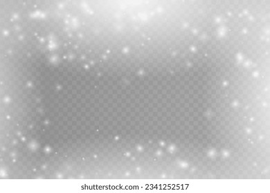 Dust light. Bokeh light lights effect background. Abstract magic light dust effect. Christmas lights. Glowing flying dust.