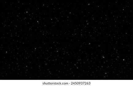 Dust light . Bokeh light lights effect background. Christmas background. Christmas Stars, Christmas Time. Starry night sky