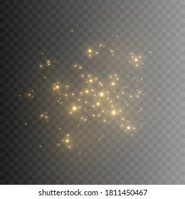 Polvo con luz, ilustración de efecto de iluminación dibujada sobre un fondo a cuadros.