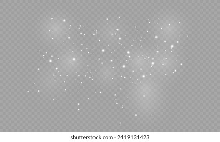 Dust Light PNG.Light Effects Background. Glowing Christmas Dust Backdrop with Bokeh Confetti and Sparkle Overlay Texture, Ideal for Stock and Design Projects.	

