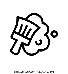 dust line icon illustration vector graphic