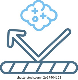 Dust Line Two Colour Icon