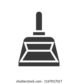 dust pan, cleaning service related icon set, glyph design