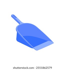 Dust Pan Flat Icon, Vector illustration