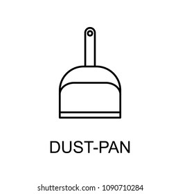 dust pan icon. Element of web icon for mobile concept and web apps. Detailed dust pan icon can be used for web and mobile. Premium icon on white background