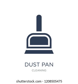 Dust pan icon. Trendy flat vector Dust pan icon on white background from Cleaning collection, vector illustration can be use for web and mobile, eps10