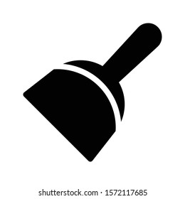 dust pan vector glyph flat icon 