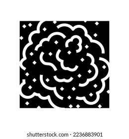 dust particle glyph icon vector. dust particle sign. isolated symbol illustration