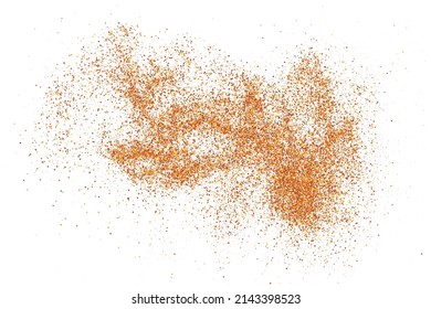 Resumen De La Explosión De Arena Aislada En Fondo Blanco. Imagen Generada Digitalmente. Ilustración De Vectores, Eps 10.