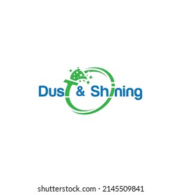 Dust shining logo, cleaner logo, keeping, business, cleaning company,