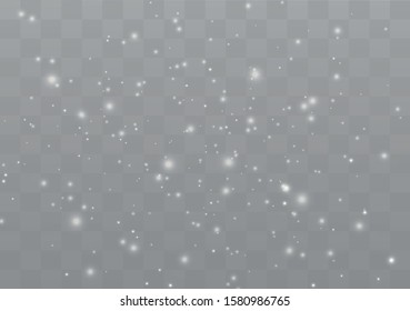 The dust sparks and golden stars shine with special light. Vector sparkles on a transparent background. Christmas light effect. Sparkling magical dust particles.