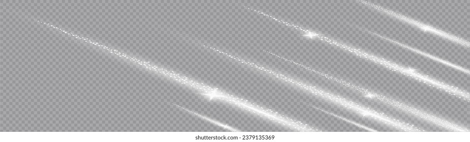 The dust sparks and golden stars shine with special light. Vector sparkles on a transparent background. . Stock royalty free vector illustration. PNG