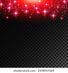 The dust sparks and golden stars shine with special light. White png dust light. Bokeh light lights effect background. Sparkling magical sparkle particles.