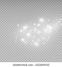 Dust Sparks Silver Stars Shine Special Stock Vector (Royalty Free ...