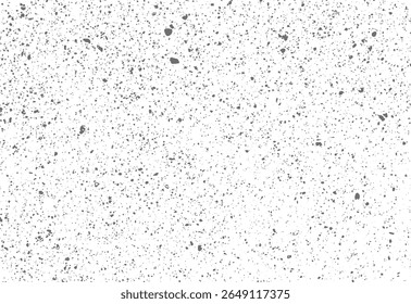 Dust splatter texture background with grunge noise. Abstract speck effect design overlay. Ideal for worn layout and print surfaces.