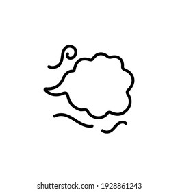 Dust Storm icon in vector. Logotype