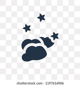 Dust vector icon isolated on transparent background, Dust transparency concept can be used web and mobile