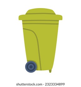 Dustbin for Garbage Sorting and Recycling as Ecology and Environment Protection and Conservation Vector Illustration
