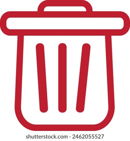 Dustbin icon design eps 10