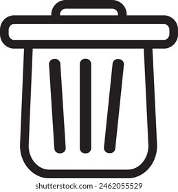 Mülleimer Icon Design eps 10