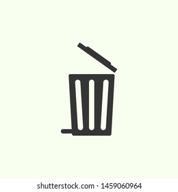 Dustbin icon. New trendy dustbin vector icon.