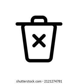 conjunto de iconos de dustbin aislado en fondo blanco. icono de dustbin conjunto moderno y moderno símbolo de basurero para logo, web, app, UI. signo simple de icono de dustbin. conjunto de iconos ilustración vectorial plana para gráfico
