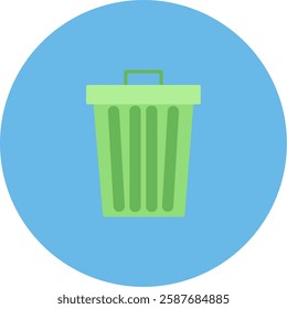 Dustbin Icon Symbol Art Sign