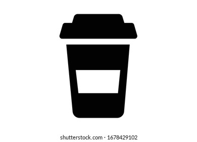 Icono de Dustbin, icono de trashcan ilustración vectorial
