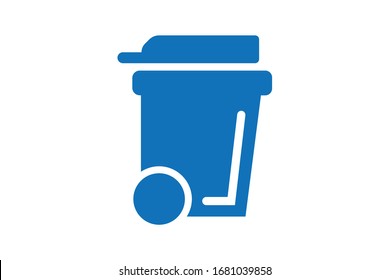 Dustbin icon,  trashcan icon vector illustration