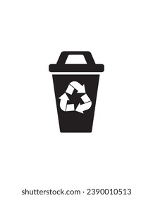 dustbin icon, vector best flat icon.