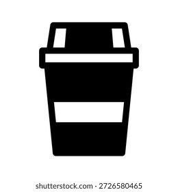 Ilustração do design do símbolo do vetor do ícone do lixo