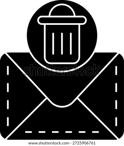 Dustbin Line vector Icon Design