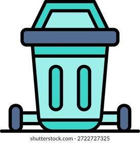 Dustbin Nuevo Vector de diseño de iconos creativos