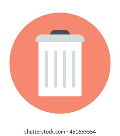 Dustbin Vector Icon
