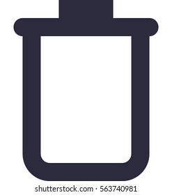 Dustbin Vector Icon 