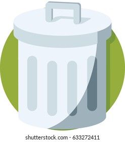 Dustbin Vector Icon 