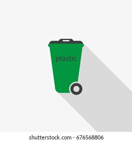 dustbin vector icon