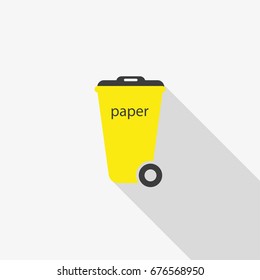 dustbin vector icon