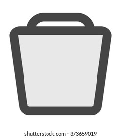 Dustbin Vector Illustration