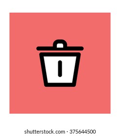 
Dustbin Vector Illustration
