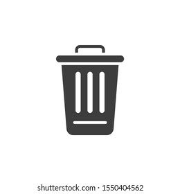 Dustbin Vector Illustrator Advertising Media Icon Stock Vector (royalty 