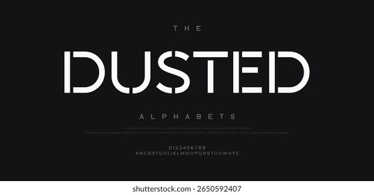 Dusted  alphabet small letter logo design