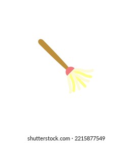 Duster icon in color, isolated on white background 