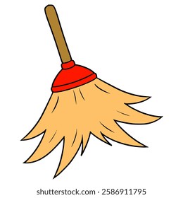 duster illustration hand drawn isolated vector