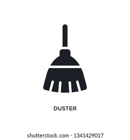 duster isolated icon. simple element illustration from cleaning concept icons. duster editable logo sign symbol design on white background. can be use for web and mobile