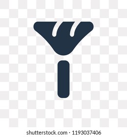 Duster vector icon isolated on transparent background, Duster transparency concept can be used web and mobile